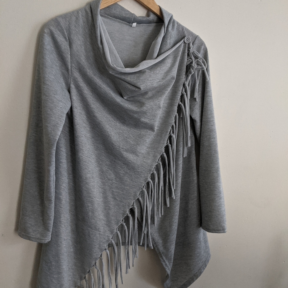Tassel Crossover Top